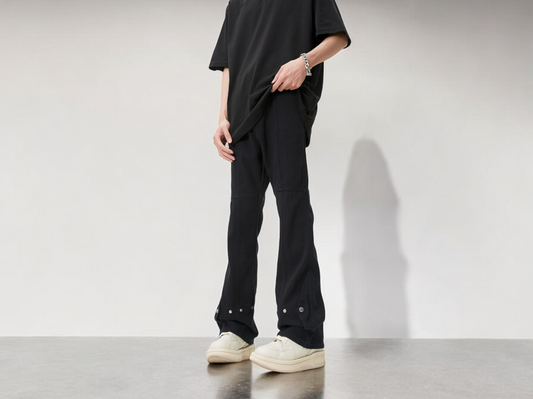 Vintage Baggy Pants - Black and White | Y2K Fashion