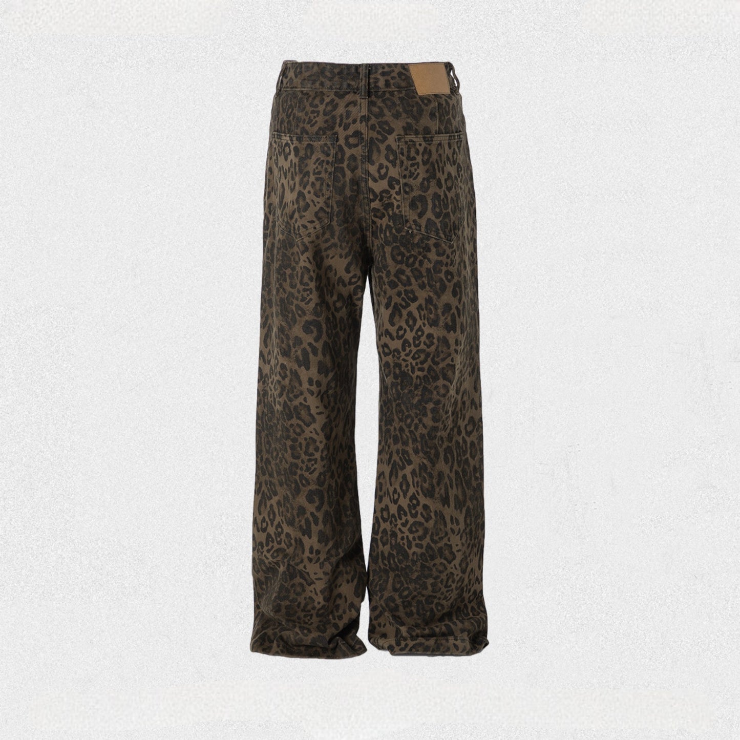 Leopard Print Pants | Y2K Aesthetic | back side