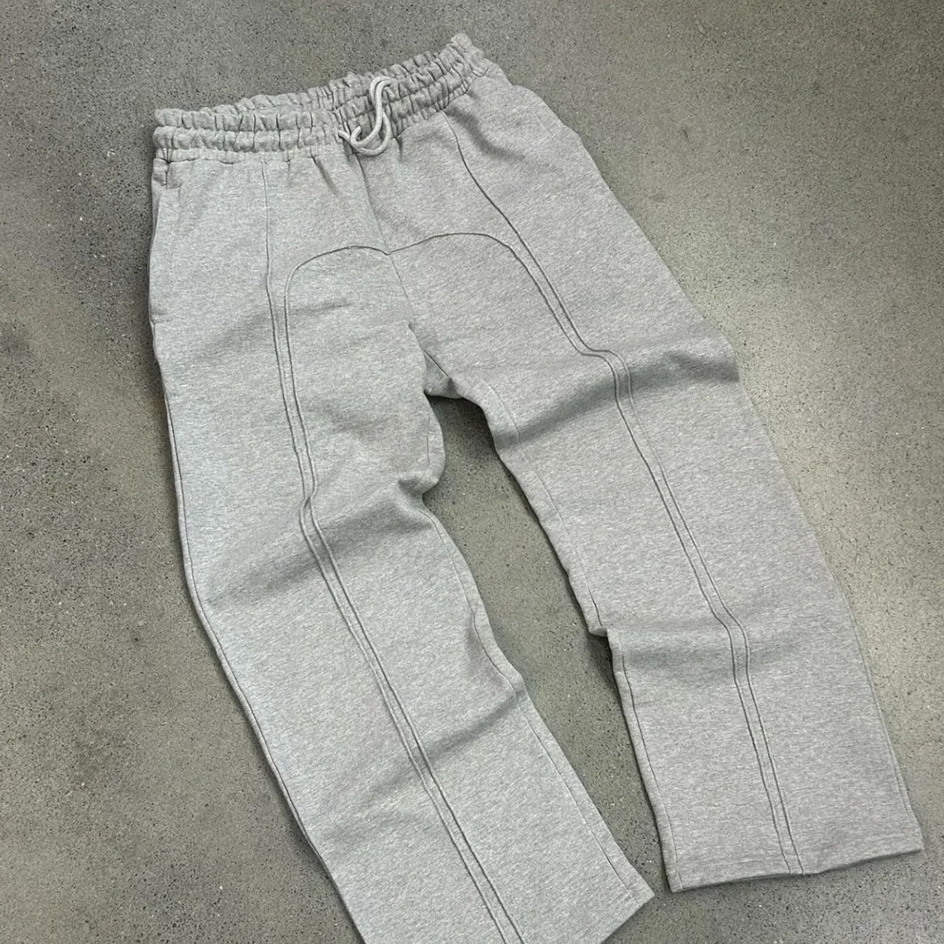 Y2K Sweatpants | Y2K Aesthetic | Gray | Frontside