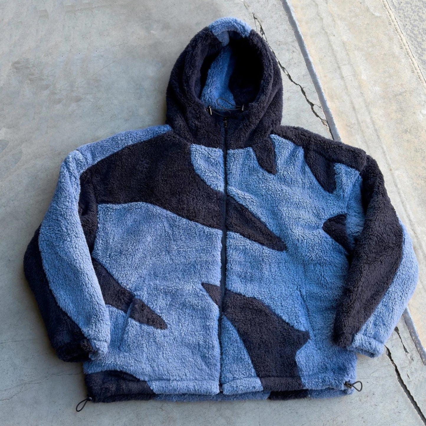 Y2K Fleece Jacket | Blue | Y2K Aesthetic | front side