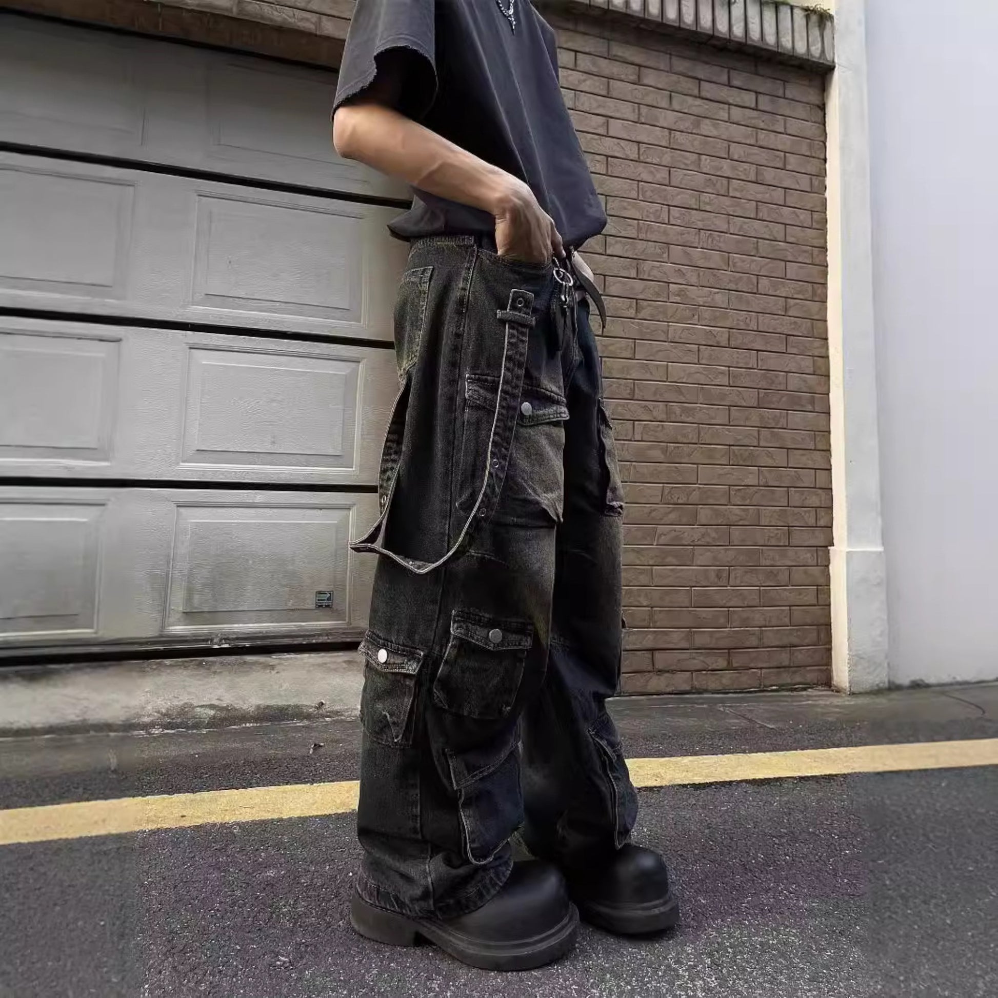 Cargo Pants | Opium Jeans | Y2K Fashion | right angle