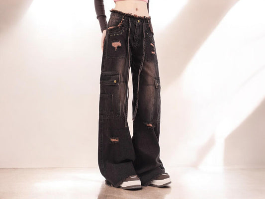 Y2K Baggy Pants, Single Right Side