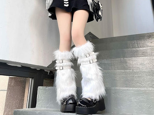 Furry Boot Covers - Women | Y2K Fashion